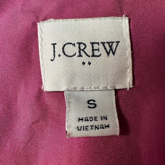 J. Crew Fuchsia Quilted Vest with Gold Zipper - Picture 4 of 10